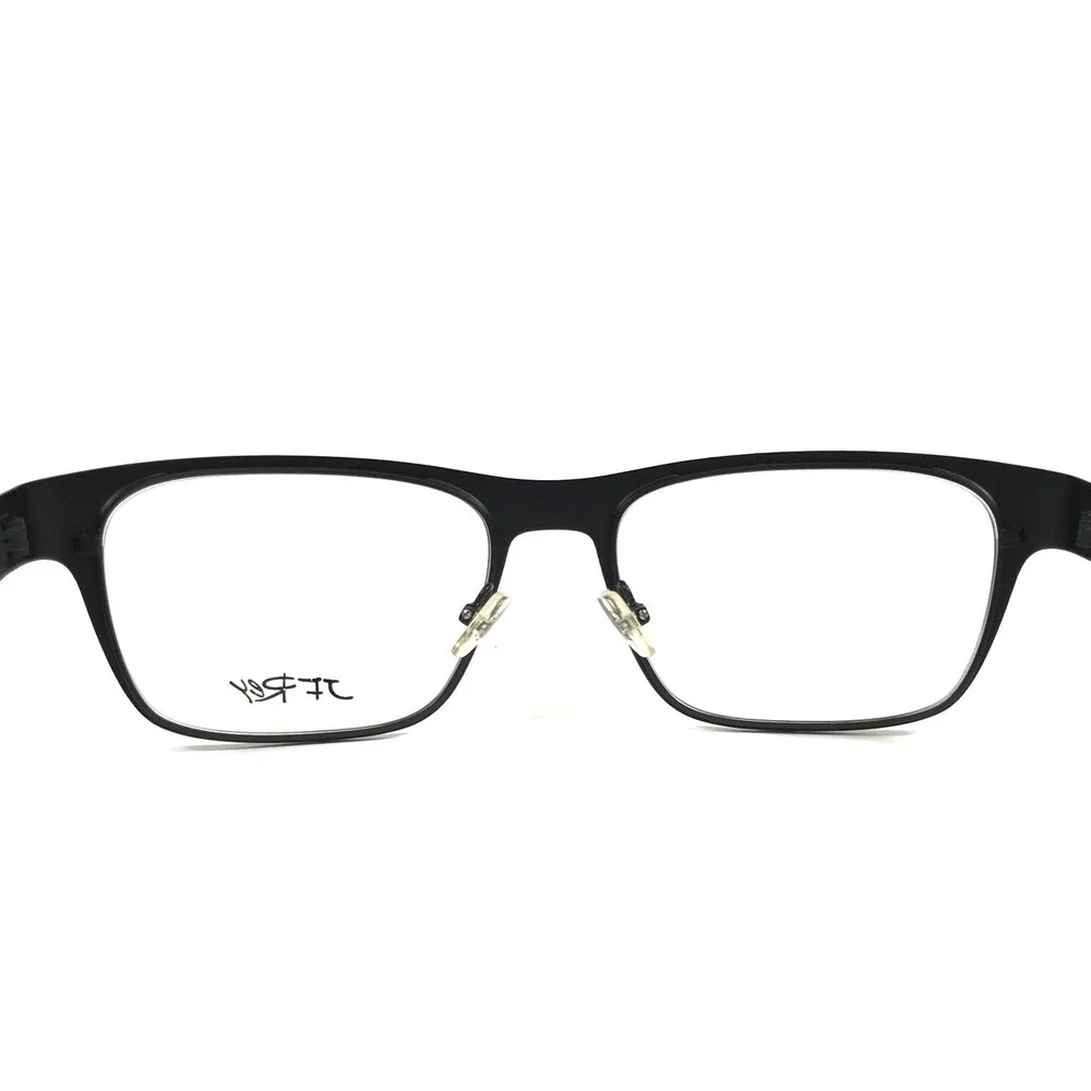 J.F. Rey Eyeglasses Frames JF2598 0000 Matte Black Textured Webbed 56-18-135